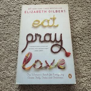 Eat Pray Love by Elizabeth Gilbert Paper Copy Memoir Travel Writing Self Help